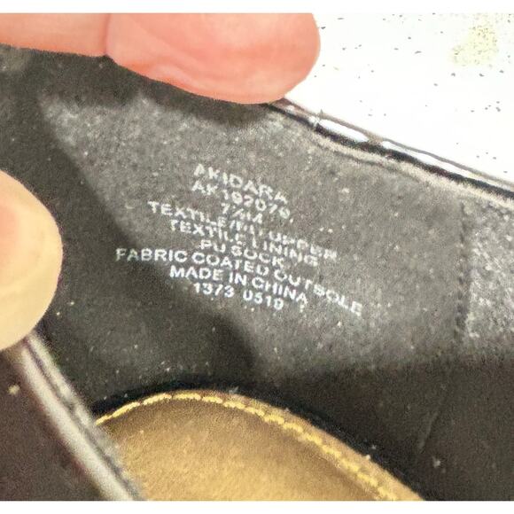 Anne Klein casual shoes iflex black metallic flats ladies US size 7.5M loafers - Picture 8 of 10